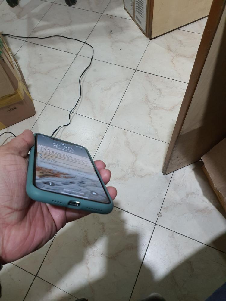 iPhone 11 Pro Max Liquid Silicon Case by X Fitted - Pine Green - Customer Photo From Hamidoon Subhani