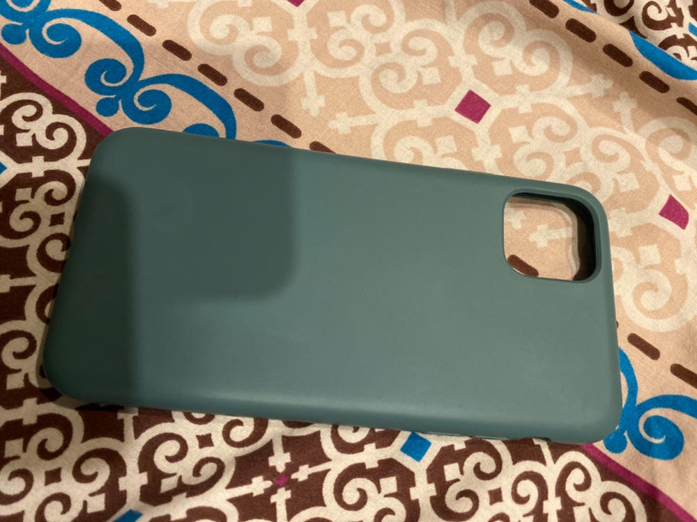 iPhone 11 Pro Max Liquid Silicon Case by X Fitted - Pine Green - Customer Photo From Saad Hamid