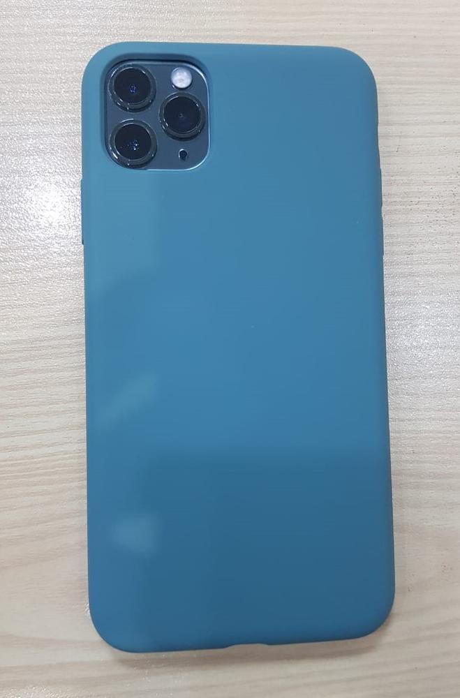 iPhone 11 Pro Max Liquid Silicon Case by X Fitted - Pine Green - Customer Photo From Yasir Akhtar