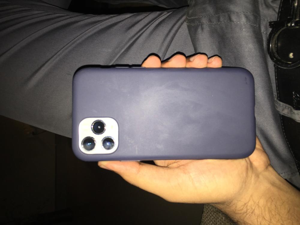 iPhone 11 Pro Liquid Silicon Case by X Fitted - Midnight Blue - Customer Photo From Syed Mohammad Ali Mian