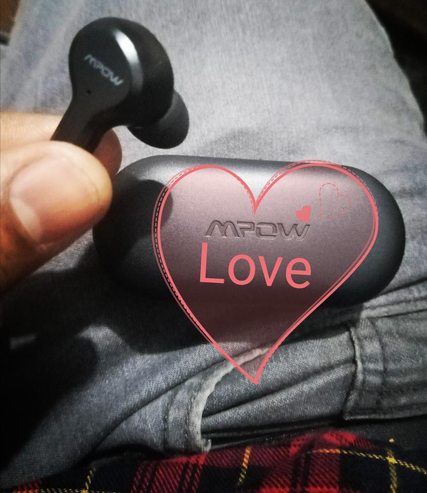 MPOW M9 True Wireless Earbuds Upgraded Edition with 4 Mics for Better Voice Calls - Black - Customer Photo From Faraz Ahmed 