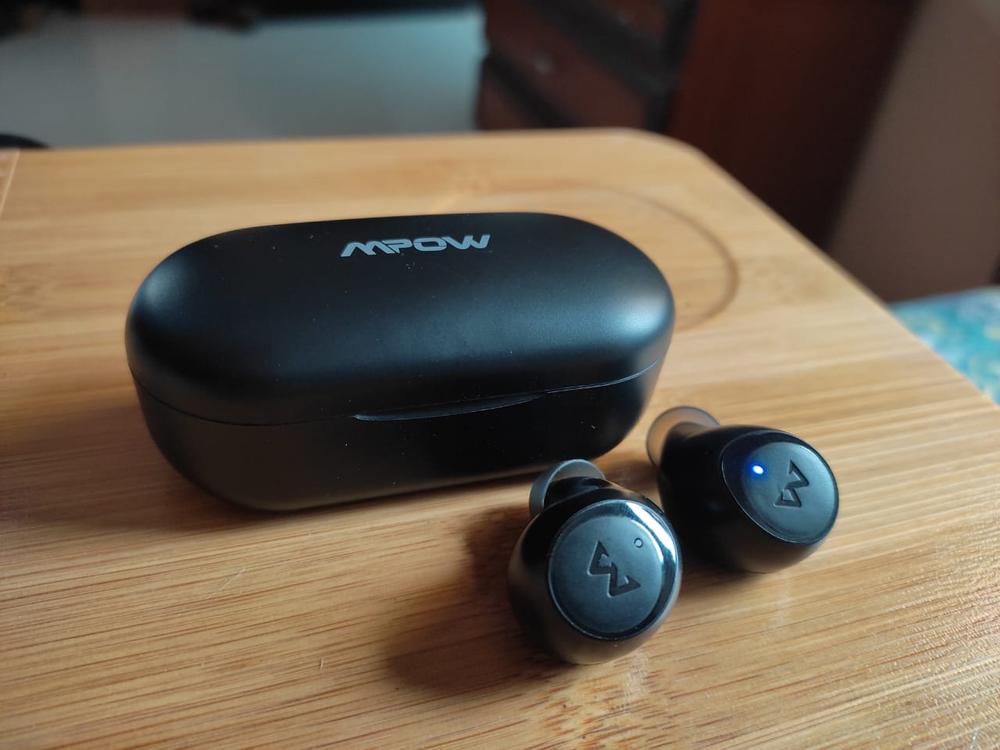 M7 True Wireless Earphones by MPOW, 30 Hrs Playtime, Bass+, Noise Cancellation - Black - Customer Photo From Zain