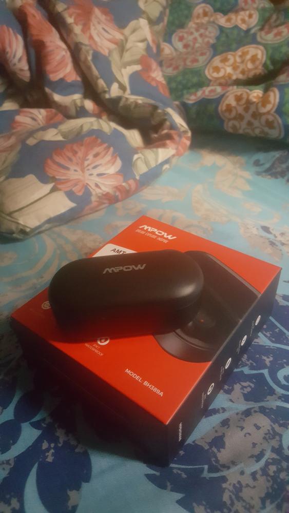 M7 True Wireless Earphones by MPOW, 30 Hrs Playtime, Bass+, Noise Cancellation - Black - Customer Photo From Ahmad Ibrahim Siddiqui 