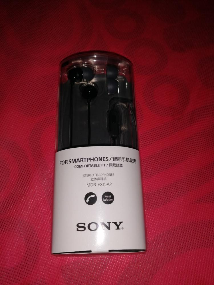 Sony MDREX15AP In-Ear Earbud Headphones with Mic - Black - Customer Photo From Haziq Hamdani