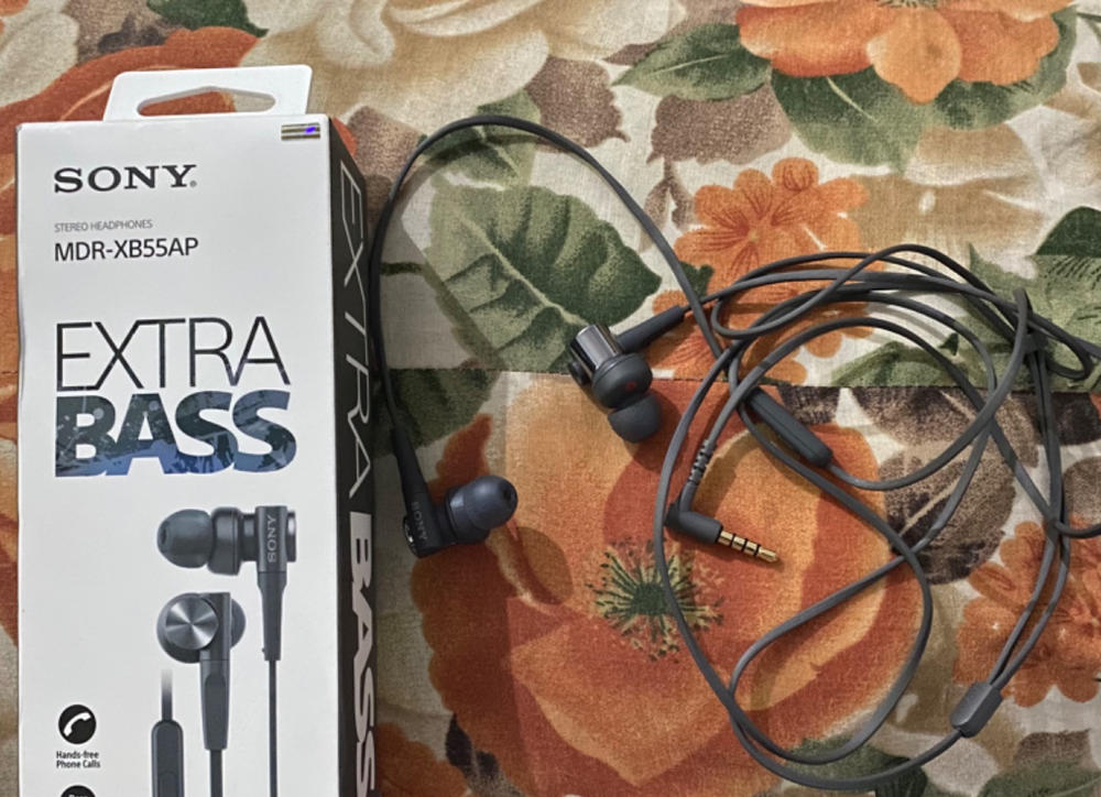 Sony EXTRA BASS™ In-ear Earphones - Black - MDR-XB55AP - Customer Photo From Umar Butt 