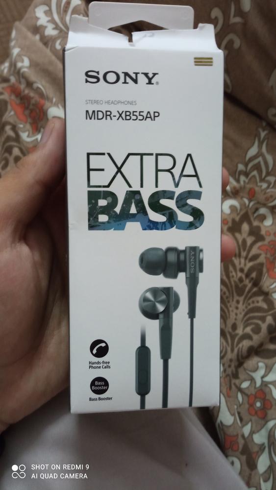 Sony EXTRA BASS™ In-ear Earphones - Black - MDR-XB55AP - Customer Photo From Zeeshan