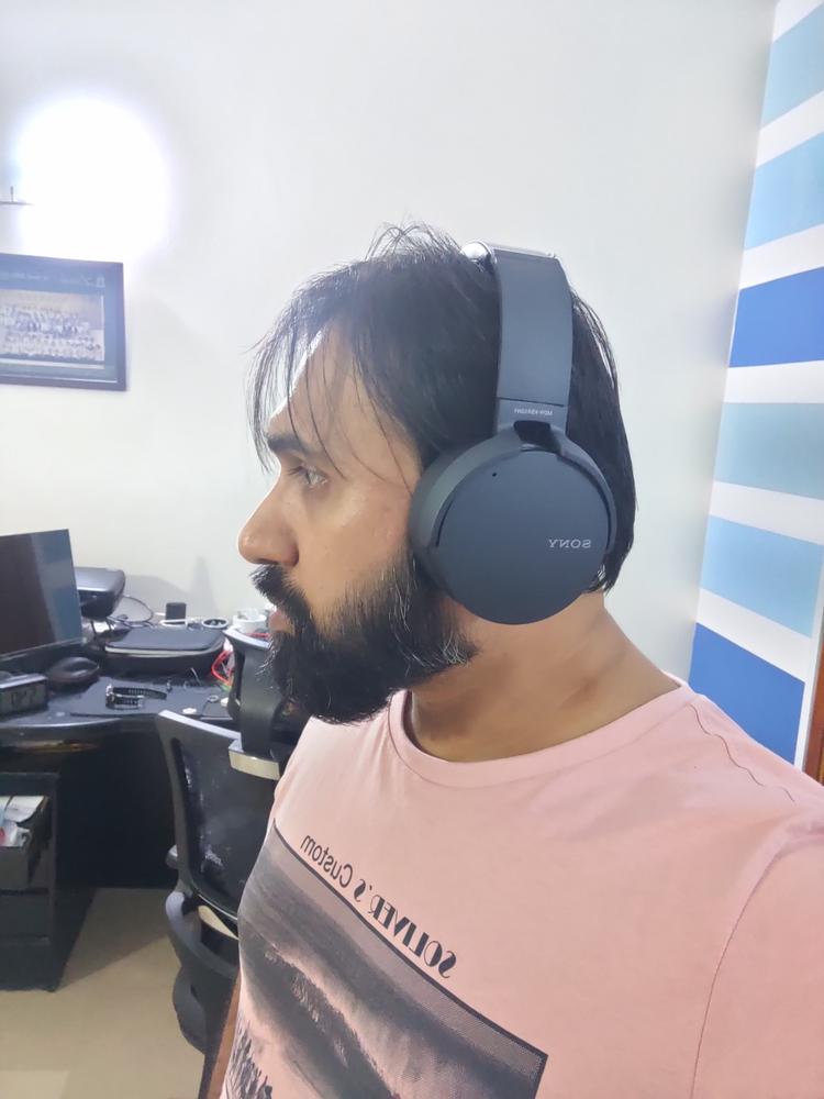 Sony MDR-XB950N1 Wireless Noise Cancelling Extra Bass Headphones - Black - Customer Photo From Yousuf Pathan