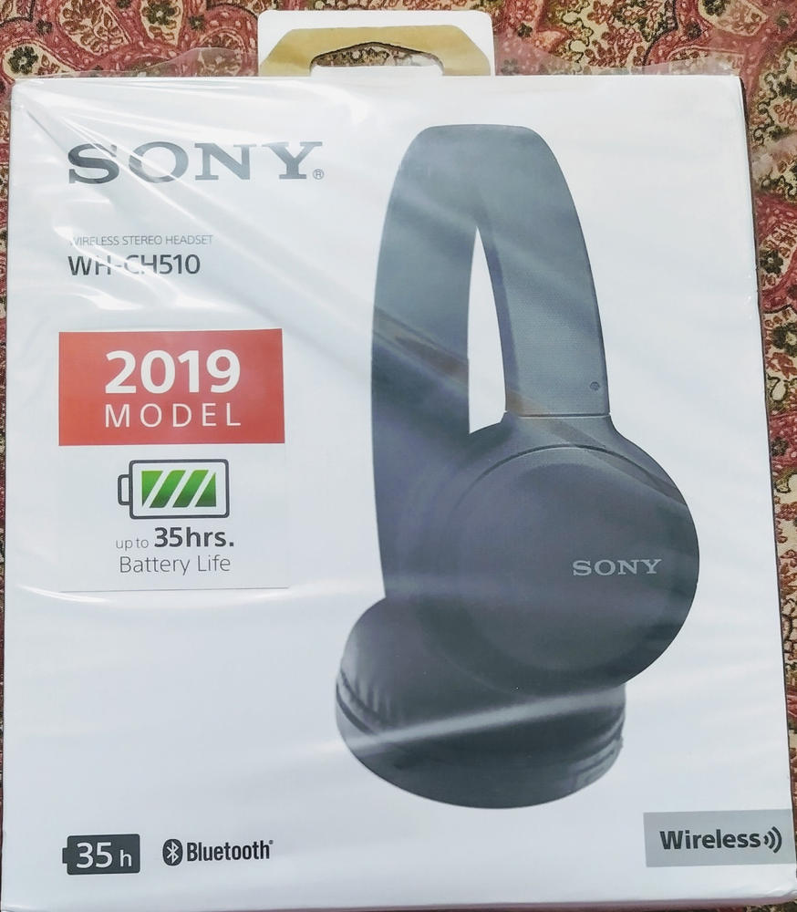 Sony WH-CH510 Wireless On-Ear Headphones with USB Bluetooth Dongle