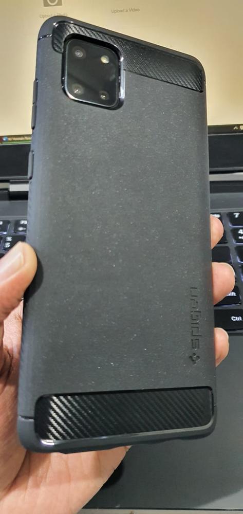 Galaxy Note 10 Lite Rugged Armor by Spigen ACS00677 - Black - Customer Photo From Abdul Majeed