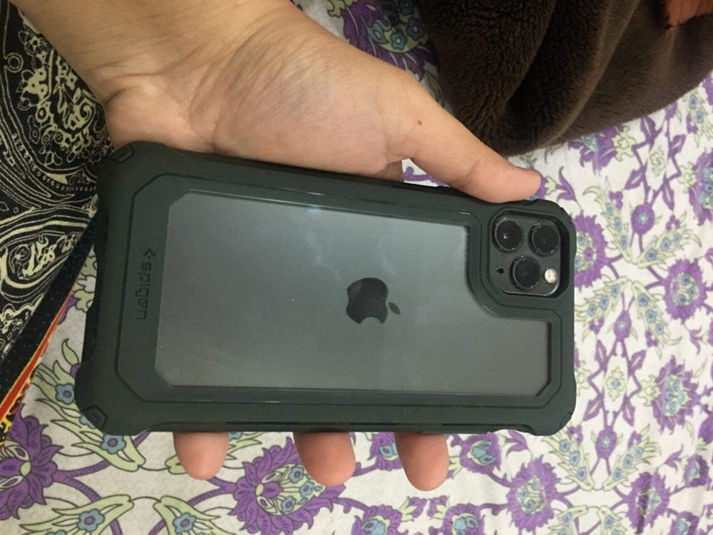 iPhone 11 Pro Max Gauntlet Super Tough Case by Spigen - Hunter Green 075CS27497 - Customer Photo From Sadia Mirza