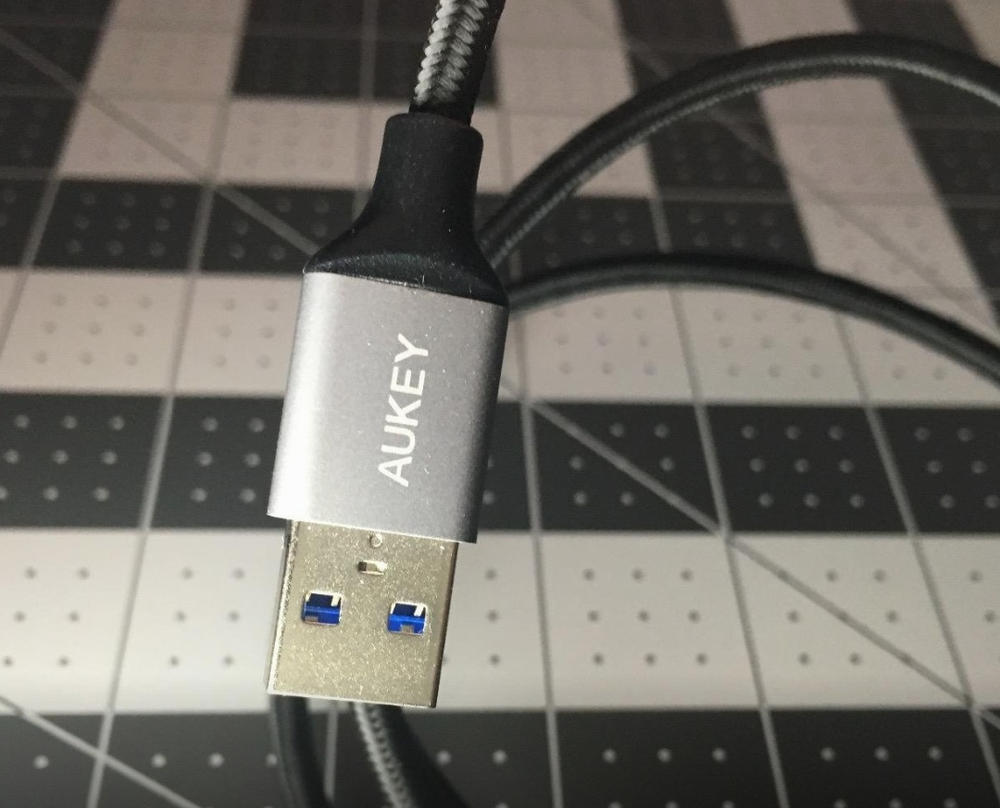 AUKEY USB C Cable 3ft Braided USB 3.0 Type C Cable Fast Charge - Black - CB-CD2 - Customer Photo From Aziz Ullah