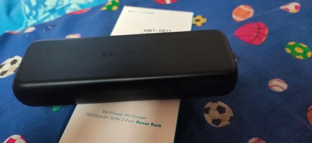 PD Power Bank 15000mAh PD 3.0 USB C Portable Charger 30W Power Delivery Battery Pack with LED Display - RP-PB203 - Black by Ravpower - Customer Photo From Hassan Nasir