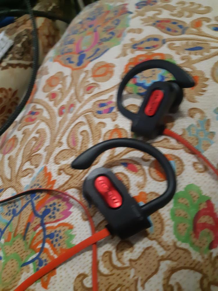 Mpow Flame S Bluetooth Headphones Sports with aptX-HD, Bass+, Loud Sound, BT5.0 & CVC 8.0 Noise Cancelling Mic with Carrying Case - Red - Customer Photo From Maaz Mahmood