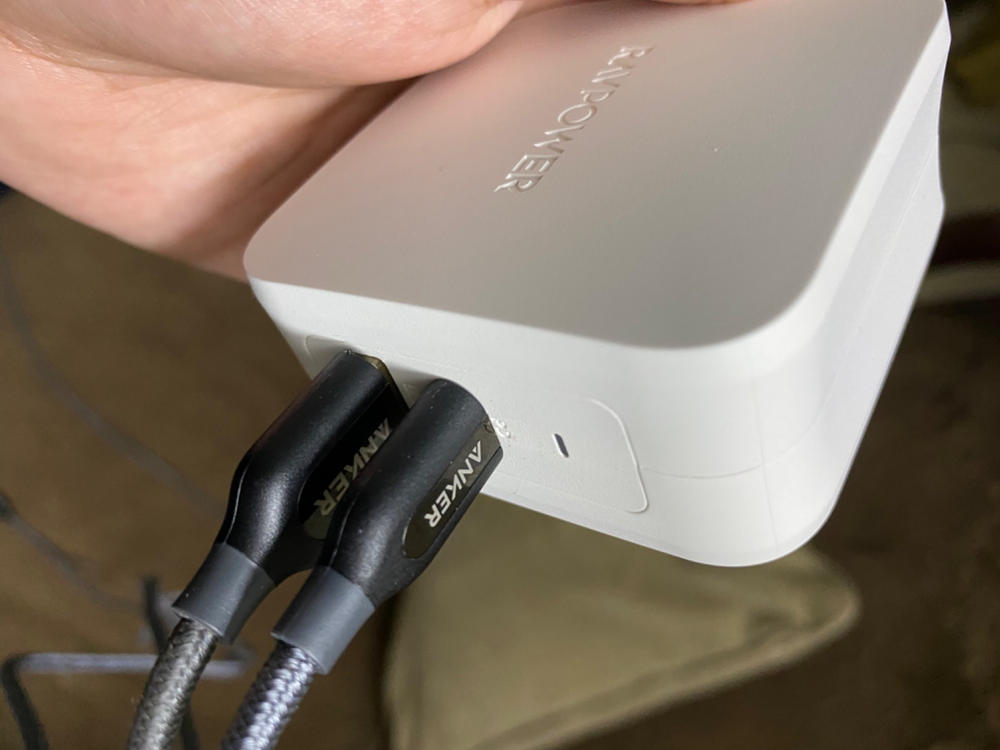 RAVPower 61W Wall Charger PD 3.0 Dual Port Fast Charging Power Delivery for Macbooks, Laptops & iPhones - RP-PC105 - White - Customer Photo From Sarmad Javed