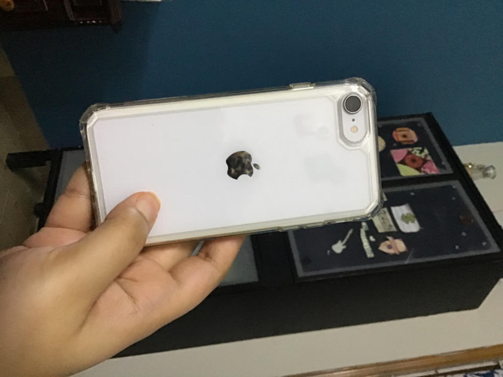 iPhone SE 2020 Air Armor Tough Case - Crystal Clear - also for iPhone 8 & iPhone 7 - Customer Photo From Amnah Arif