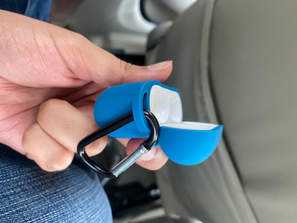 Bounce Series Silicon Protective Case for Airpods Pro by ESR - Blue - Customer Photo From Mohammad Abbas