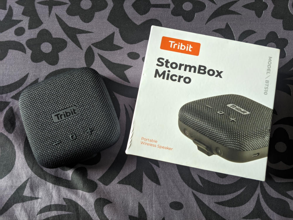 Tribit StormBox Micro 360° Full Surround Sound, Enhanced Bass, Wireless Dual Pairing, IPX7 Waterproof, 10-Hour Playtime - Black - Customer Photo From Ezaaf Shuja