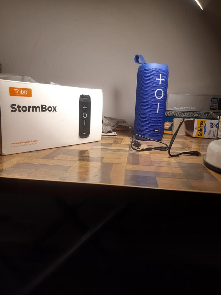 Tribit StormBox Bluetooth Speaker - 360° Full Surround Sound, Enhanced Xtra Bass, Wireless Dual Pairing, 20-Hour Playtime - Black - Customer Photo From Umar Farooq 