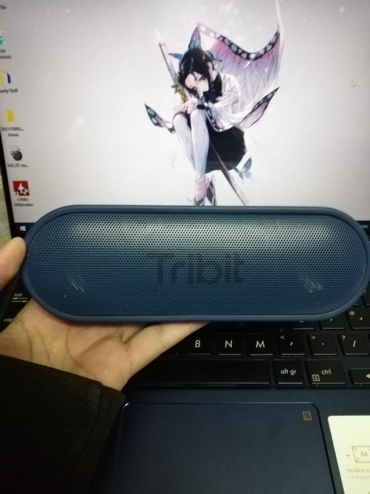 Tribit XSound Go Bluetooth Speaker with Rich Bass, Waterproof, 24H Playtime - Blue - Customer Photo From Anees Ahmad