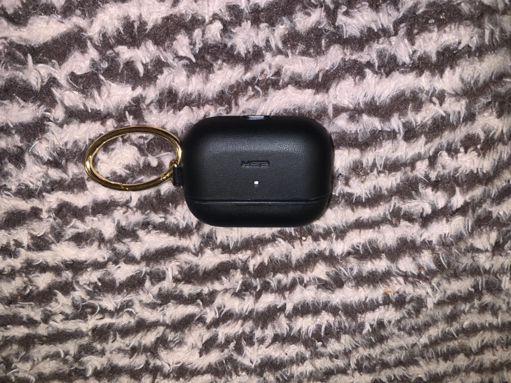 Metro Light Leather Protective Case for Airpods Pro by ESR - Black - Customer Photo From Annum Asif 