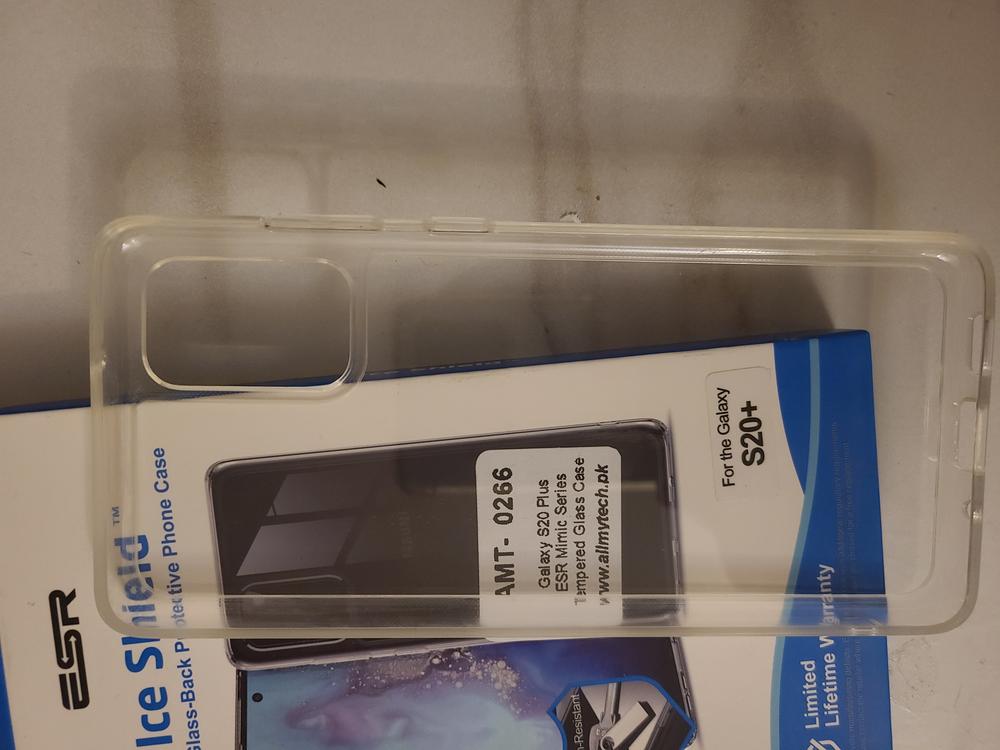 Galaxy S20 Plus Echo Series Tempered Glass Case by ESR - Clear - Customer Photo From Zulfiqar