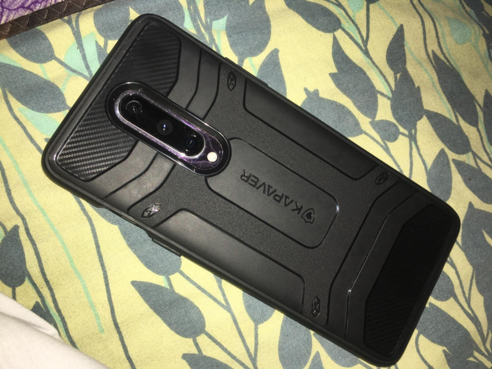 OnePlus 8 Rugged Case by KAPAVER - Black - Customer Photo From Muhammad Faisal Faisal
