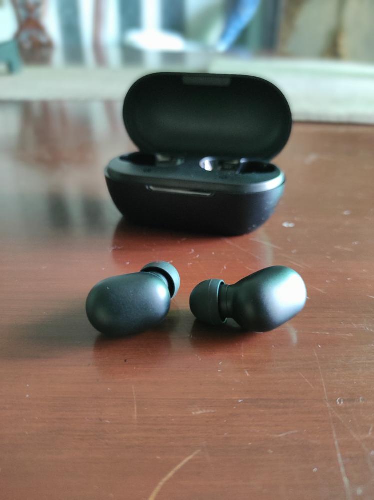 Haylou GT1 Pro True Wireless Earbuds BT 5.0 with IPX5 & Total 24H Playtime - Black - Customer Photo From Zahra Hashmi