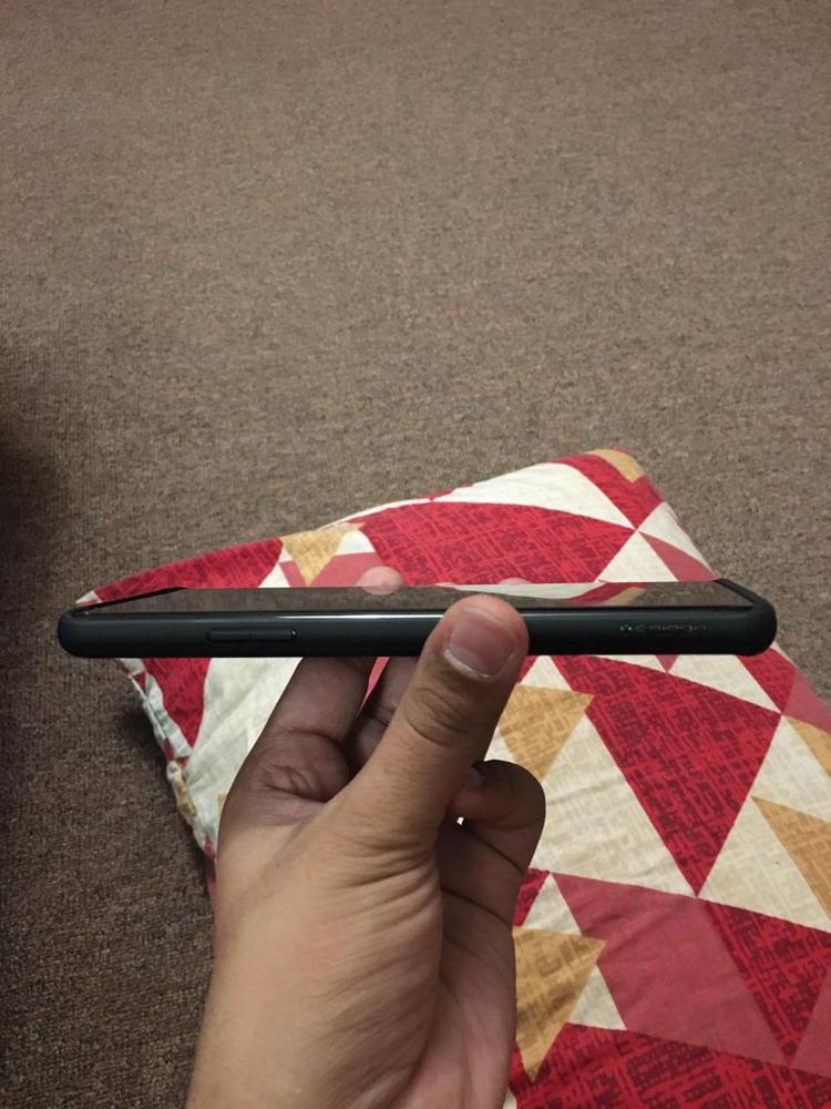 OnePlus 8 Pro Ultra Hybrid Spigen ACS00834 Matte Black - Customer Photo From M Qasim Ayaz