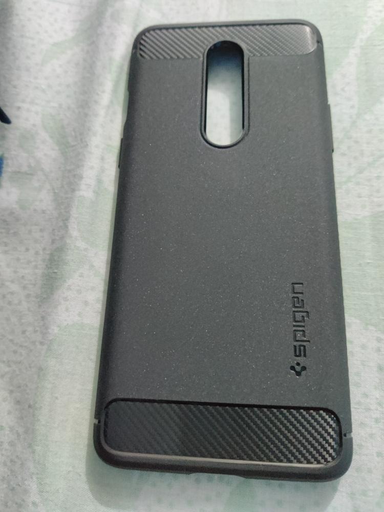 OnePlus 8 Rugged Armor Spigen ACS00826 - Black - Customer Photo From Uzair Akram