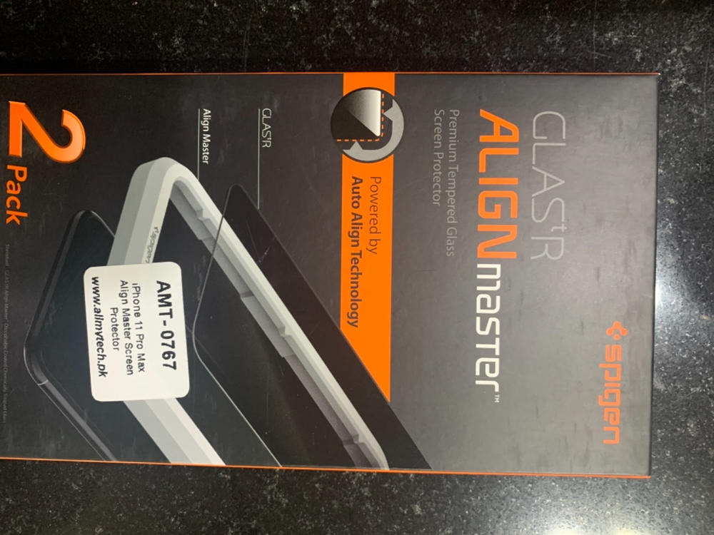 iPhone 11 Pro Max Align Master Screen Protector Transparent 2 PACK also for iPhone XS Max AGL00093 - Customer Photo From SYED SALMAN HUSSAIN