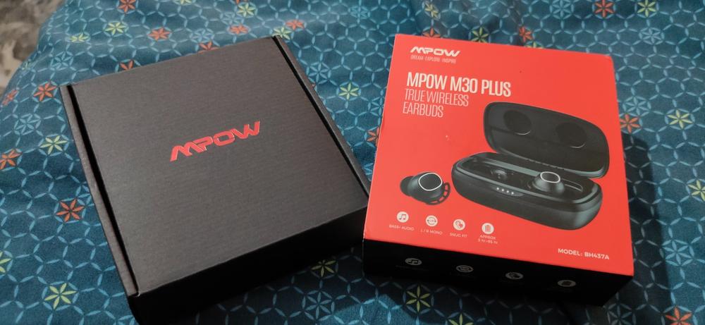 Mpow M30 Plus Wireless Earbuds with 100 Hr Battery & USB C Charging - Black - Customer Photo From Adeel Khan