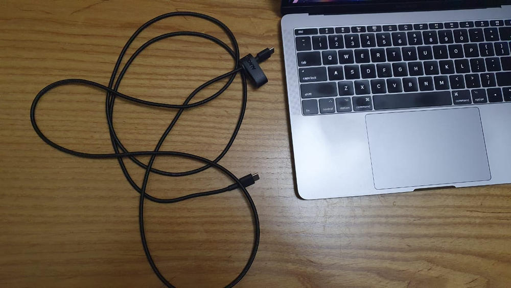 Aukey Impulse Braided USB-C to C Cable -6.6ft- CB-CD19 - Black - Customer Photo From Aziz Khan