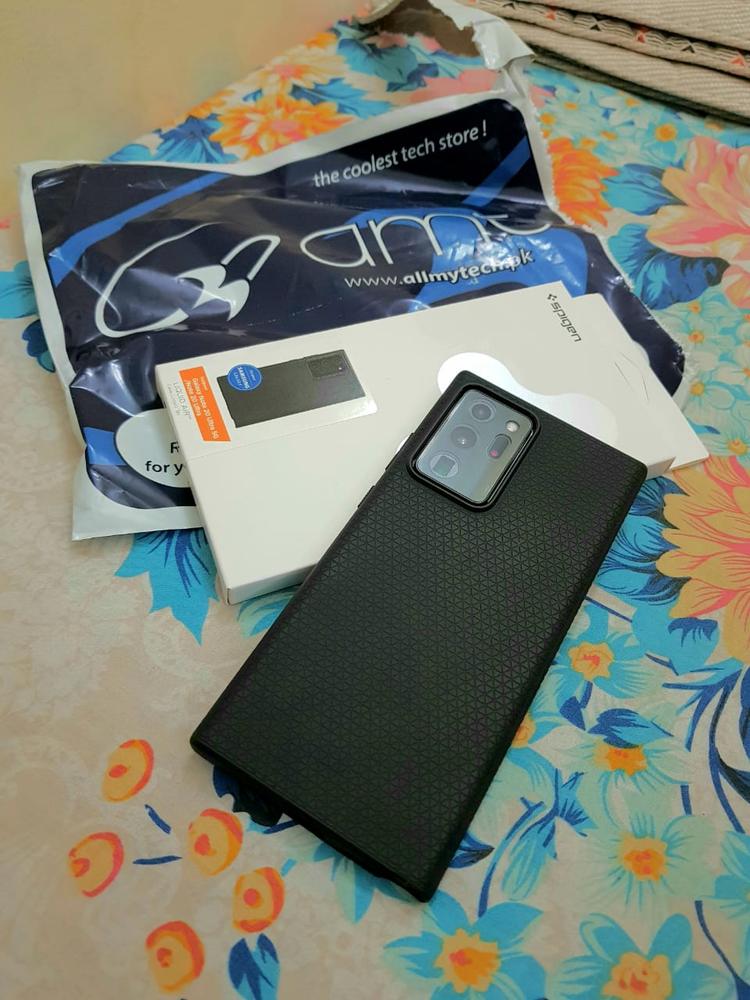 Galaxy Note 20 Ultra Liquid Air Case by Spigen - ACS01392- Matte Black - Customer Photo From Muhammad Raza