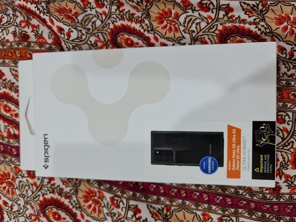Galaxy Note 20 Ultra Ultra Hybrid Case by Spigen - ACS01394 - Matte Black - Customer Photo From Muhammad Adnan