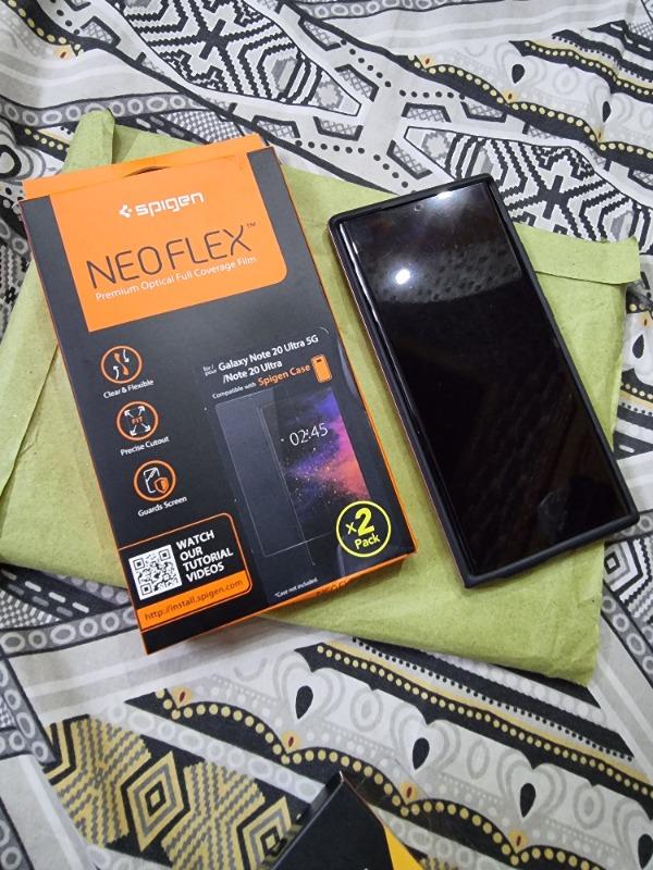 Galaxy Note 20 Ultra Neo Flex HD Flexible Screen Protector 2 PACK by Spigen - AFL01445 - Customer Photo From Tehmir Ahmed