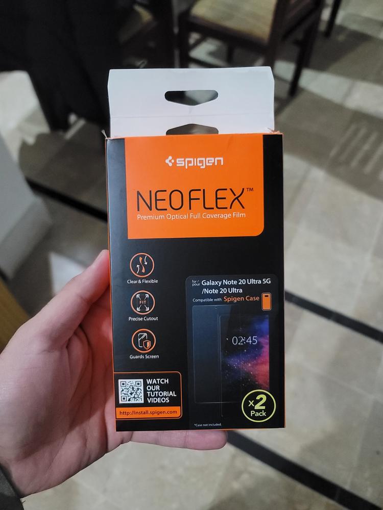 Galaxy Note 20 Ultra Neo Flex HD Flexible Screen Protector 2 PACK by Spigen - AFL01445 - Customer Photo From Muhammad Zohaib Ahmed Khan