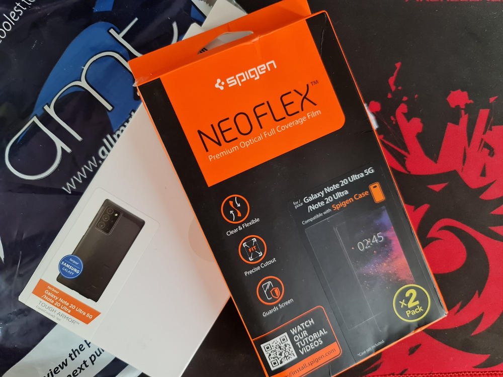 Galaxy Note 20 Ultra Neo Flex HD Flexible Screen Protector 2 PACK by Spigen - AFL01445 - Customer Photo From Chaudhry Asim
