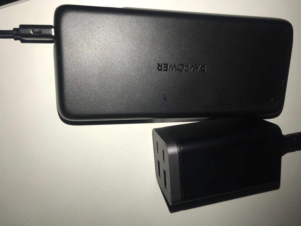 Portable Charger RAVPower 20000mAh 60W PD 3.0 USB C Power Bank for Laptop & Phones Charging - RP-PB201 - Black - Customer Photo From Muhammad Noman