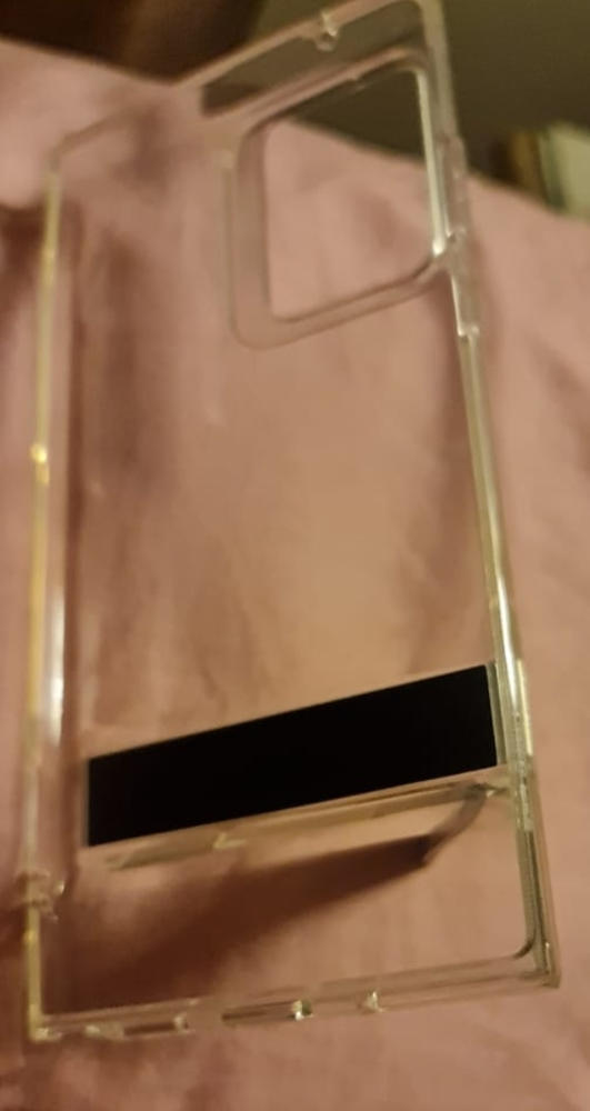 Galaxy Note 20 Ultra Air Shield Boost Back Case with Kickstand – Crystal Clear - Customer Photo From Ibtehaj Munir