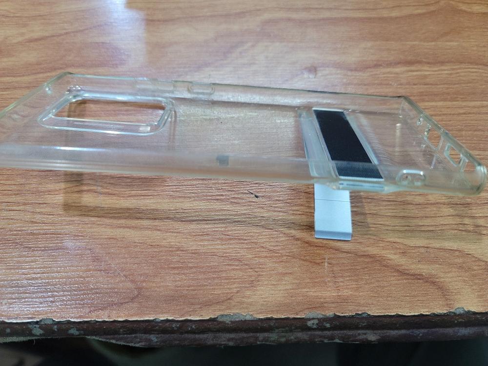Galaxy Note 20 Ultra Air Shield Boost Back Case with Kickstand – Crystal Clear - Customer Photo From Nadeem Shoukat