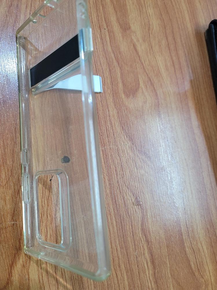 Galaxy Note 20 Ultra Air Shield Boost Back Case with Kickstand – Crystal Clear - Customer Photo From Nadeem Shoukat