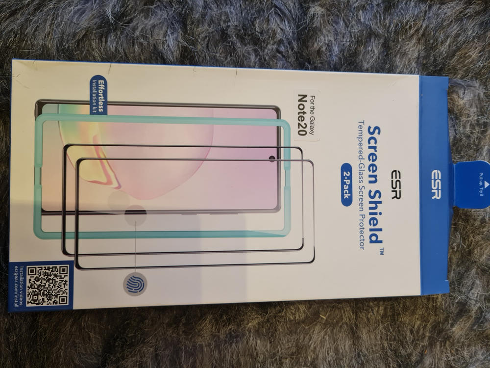 Galaxy Note 20 Screen Shield 3D Glass Protector - 2 PACK by ESR - Clear - Customer Photo From Asad