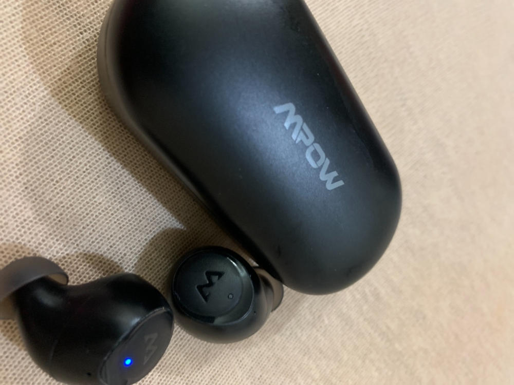 MPOW M12 in-Ear Bluetooth 5.0 Earbuds with Wireless Charging Case, USB-C Charging, Deep Bass & 25H Playtime - Black - Customer Photo From Dawood Sattar
