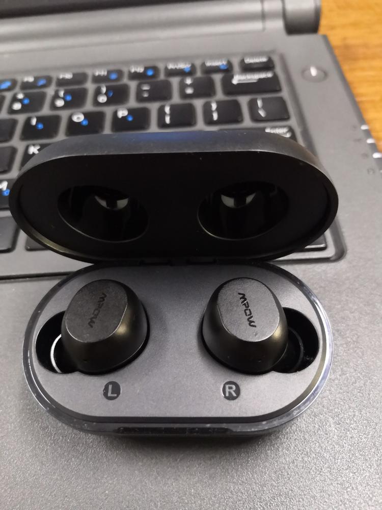 MPOW M12 in-Ear Bluetooth 5.0 Earbuds with Wireless Charging Case, USB-C Charging, Deep Bass & 25H Playtime - Black - Customer Photo From Nazakat Memon
