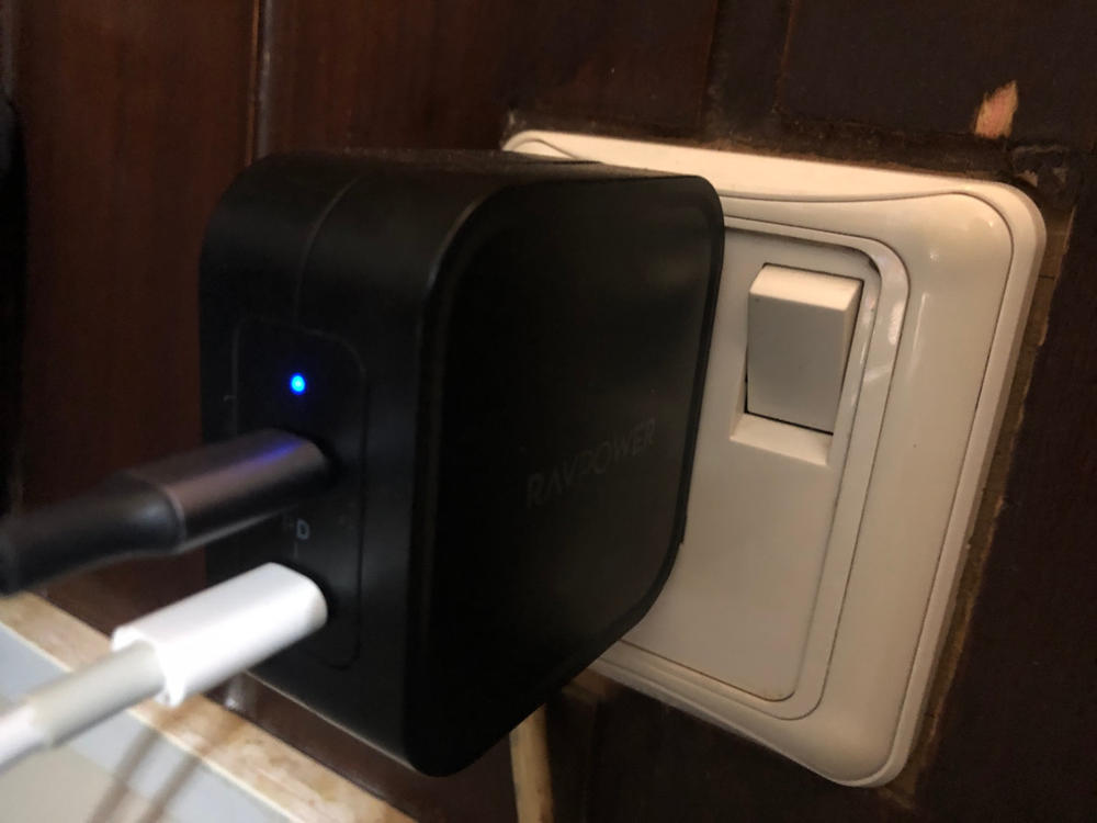 RAVPower 90W Wall Charger PD 3.0 Dual Port Fast Charging USB C Charger GaN Tech - Charges 2 Laptops at once - Black - RP-PC128 - Customer Photo From Ahad Hasan