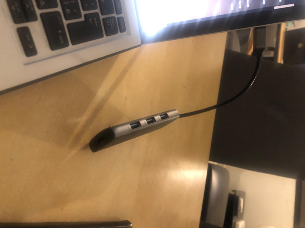 VAVA USB C Hub, 7-in-1 USB C Adapter for MacBook/Pro/Air, with 3 USB 3.0 Ports, 4K USB-C to HDMI, SD/TF Cards Reader, 100W Power Delivery Charging Port - Space Gray - VA-UC017 - Customer Photo From Khan Kashif Khan