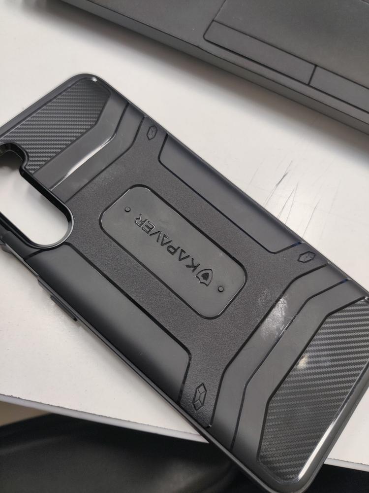 OnePlus Nord Rugged Case by KAPAVER - Black - Customer Photo From Hamza Salman