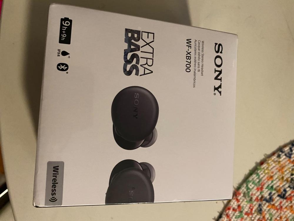 Sony WF-XB700 EXTRA BASS True Wireless Earbuds Headset/Headphones � Black - Customer Photo From Amazon Reviews