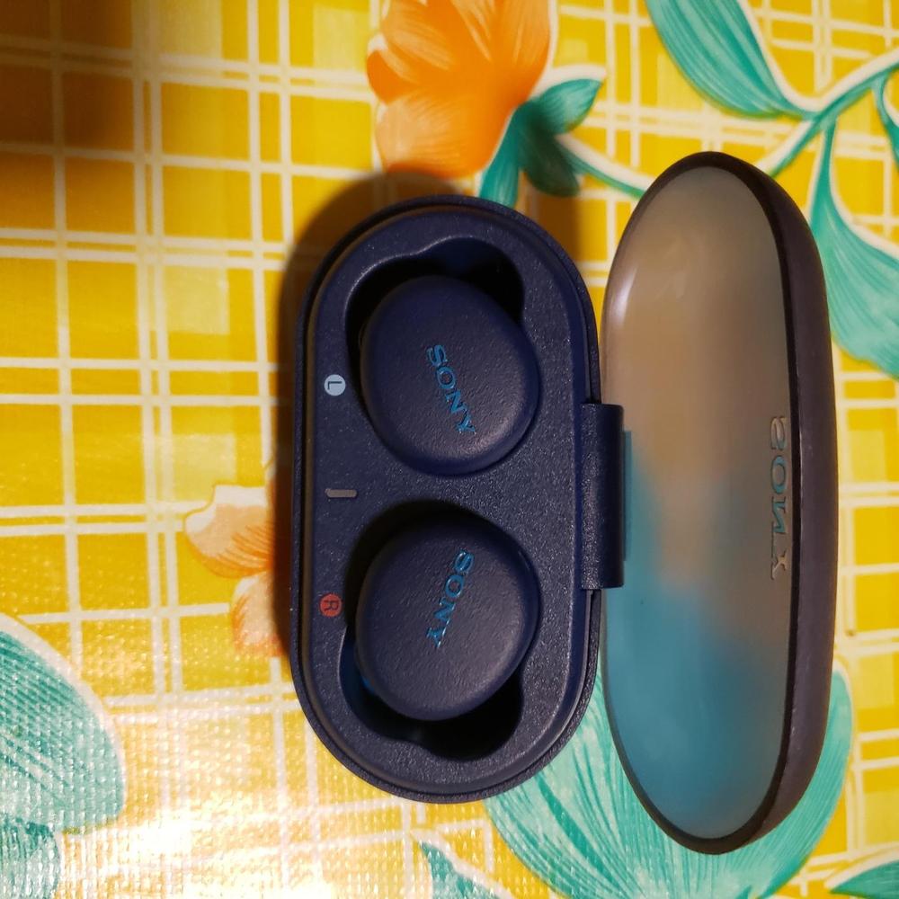 Sony WF-XB700 EXTRA BASS True Wireless Earbuds Headset/Headphones � Blue - Customer Photo From Amazon Reviews