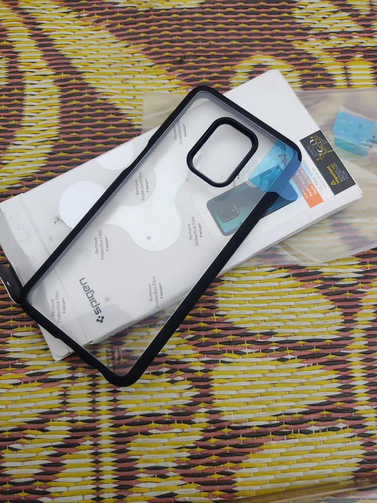 Redmi Note 9 Pro Ultra Hybrid Case by Spigen Matte Black ACS01191 - Customer Photo From Waqar Amin